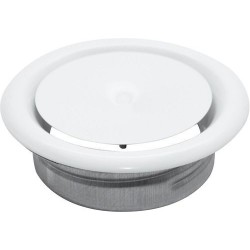 BOUCHE D'INDUCTION REGLABLE VENTILATION +DOUILLE POUR GYPROC 100MM REGADVSP100