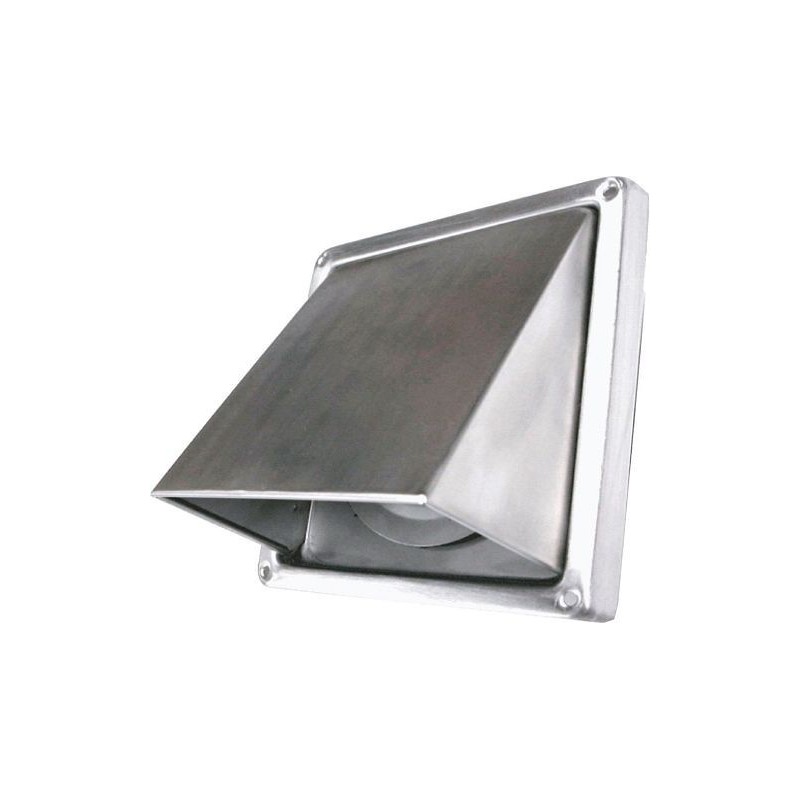 GRILLE DE PULSION CARRE SUA INOX 100MM SUA100