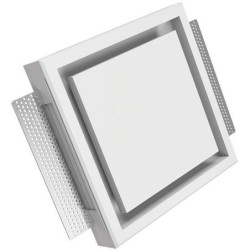 BOUCHE DESIGN PLATRE ERGOVENT KVADRO 100MM KVADRO100