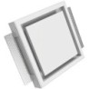 BOUCHE DESIGN PLATRE ERGOVENT KVADRO 100MM KVADRO100