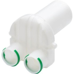 VASCO CONNECTION DE BOUCHE DROIT POUR GAINE D'AIR POUR BETON 2X75MM 11VE40453