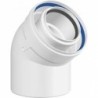 Remeha coude concentrique 45° PP diamètre 80/125 WBCUR45