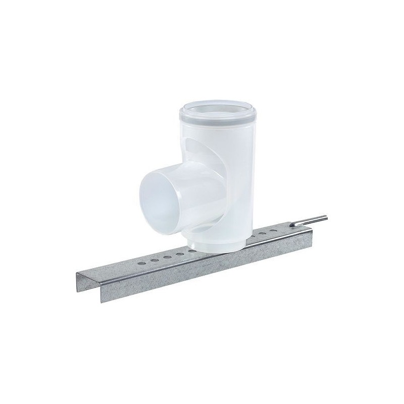 UBBINK COUDE + SUPPORT POUR PP FLEXIBLE 80MM 0716116