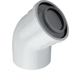 BOSCH COUDE CONCENTRIQUE 45° 60/100 7738112501