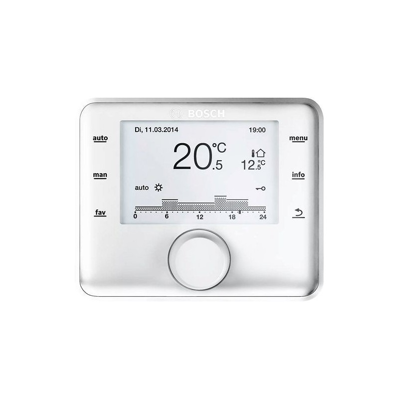 BOSCH REGULATION CLIMATIQUE CW100 POUR 1 CHAUDIERE AVEC ECS CLASSE VI (4%) 7738111101