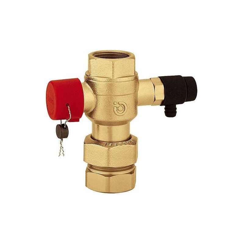 CALEFFI VANNE ARRET A SPHERE POUR VASE D'EXPANSION + VIDANGE 1' 558060