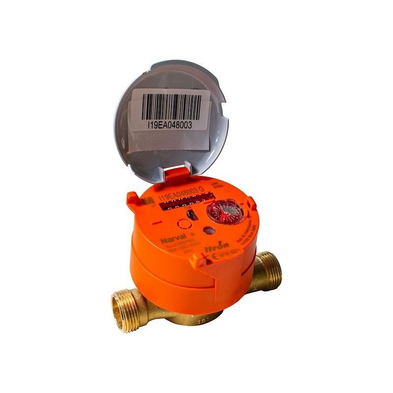 COMPTEUR EAU CHAUD NARVAL 4/4" SANS RACCORD 4/4"-3/4" 6UWB20Y130CR50LBXN