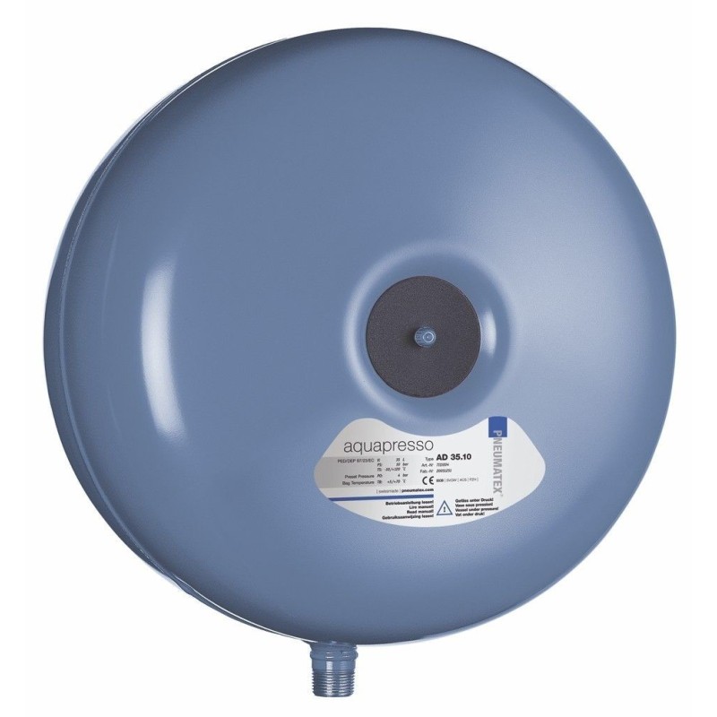 Reflex vase d'expansion sanitaire pneumatex ad 8.10-8 l 7111000