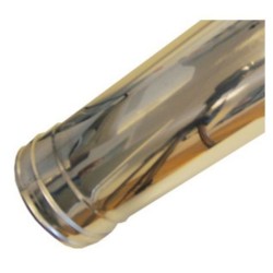 Isoleco Tuyau en inox simple paroi 2m diamètre 130 mm 314531130