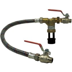 KIT DE REMPLISSAGE CC AVEC ROBINETS A BILLE 3/4'MM AGREE CA 50CM 249120500