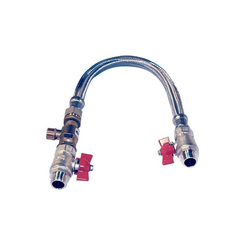 KIT DE REMPLISSAGE CC AVEC ROBINETS A BILLE 1/2'MM DISCONNECTEUR AGREE CA(b) 40CM 247415400