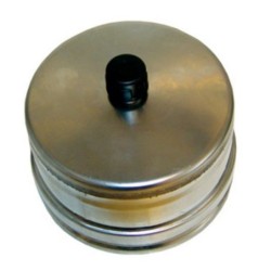 Isoleco Matériel d'évacuation gaz brûlés en inox purge droit 150 314508150