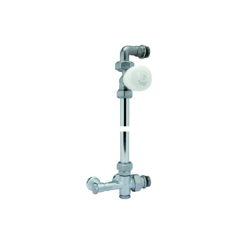 Giacomini Ensemble Bitube mural robinet droit avec courbe 1/2x18 R438/M R438MX033