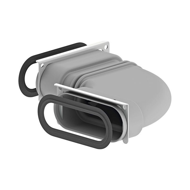 Zehnder coude vertical 90° vertical flat 51 990322011