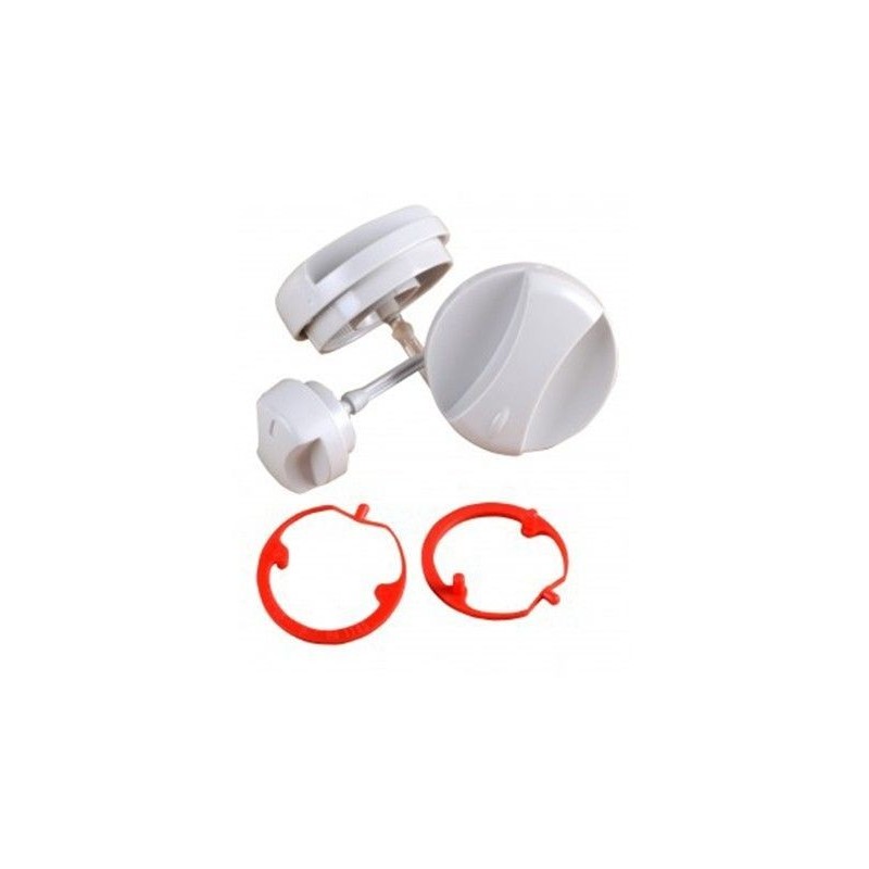 Vaillant boutons gris, kit de 3