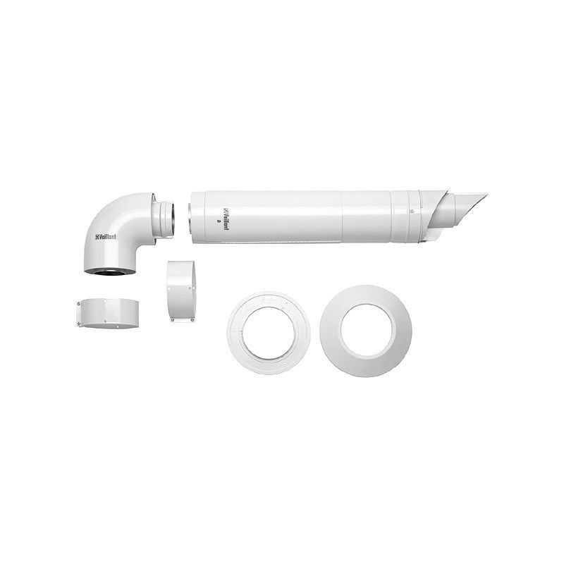 Vaillant venteuse 1m avec coude 303807