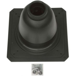 Vaillant couvre cheminée 80mm PP noir 303963