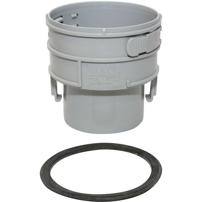 Vaillant manchon flexible fixe de diametre 80mm flexible condens aluminium/PP 092020