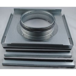 Zehnder Plaque de raccordement pour comfowell CW-P-220 4 raccords DN125 990323510