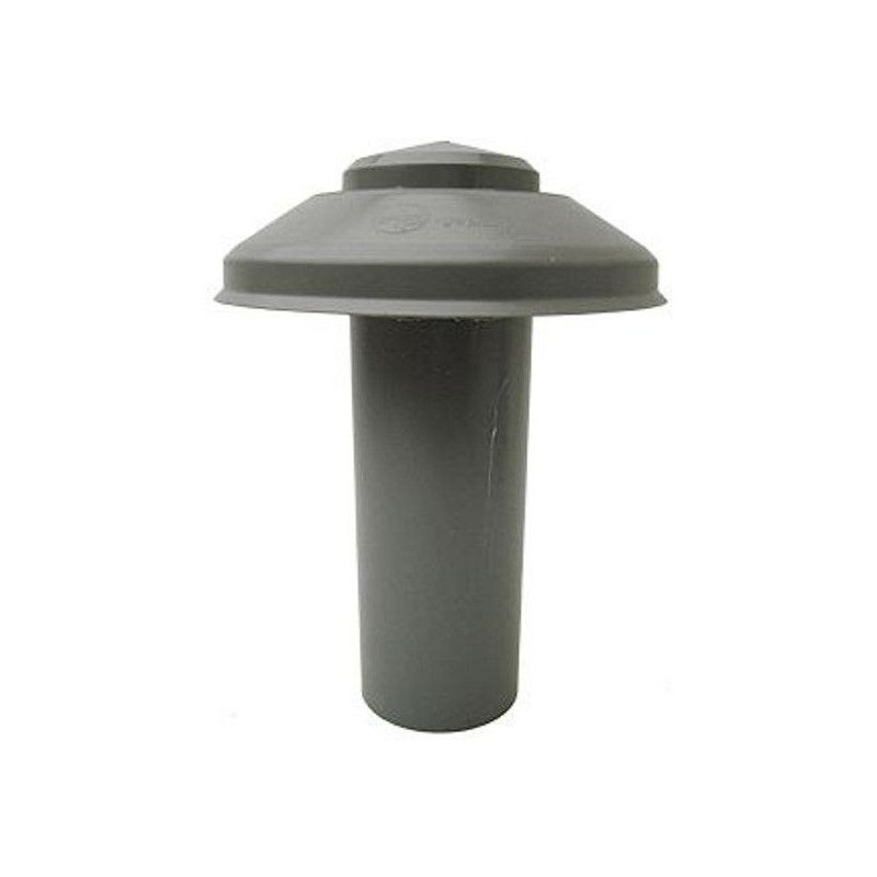 Pipelife Cheminée d'aération en pvc couleur grise 125mm 1297310026