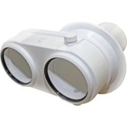 Remeha adaptateur CLV de série Quinta 65-115 de diamètre 100/150-100/100mm S101626