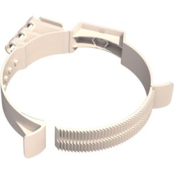 Ubbink collier mural pp de couleur blanc 100-131 mm 169166