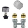 Honeywell kit de robinet manuel pour radiateur universal integra 1/2 ou 3/4 raccords 16mm droite HL1095DA1536
